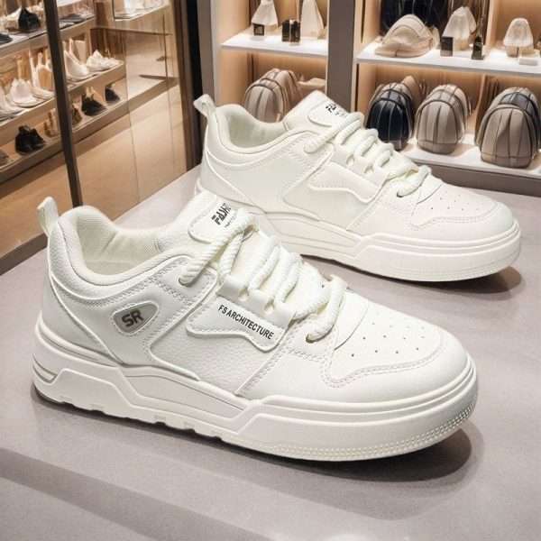 Men fashion white shoes
